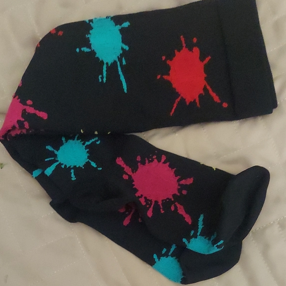 Vibrant Multicolor Compression Knee-High Socks Set - Picture 5 of 6